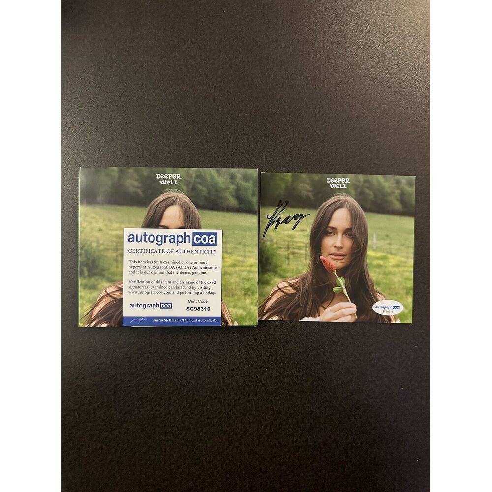 Kacey Musgraves Deeper Well AUTOGRAPHED CD SIGNED COA ACOA #SC98310